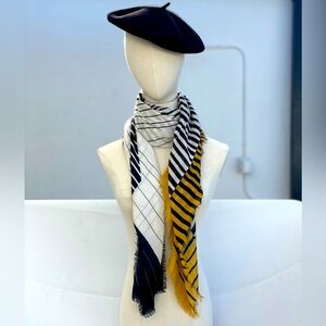 Beret and Calvin Klein Scarf Combo